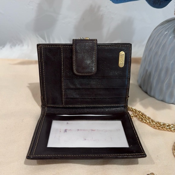 FENDI Zucca Kisslock Compact Wallet $799 - Picture 7 of 13